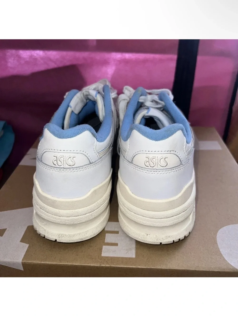 Size 7 - ASICS EX89 White Light‎ Blue